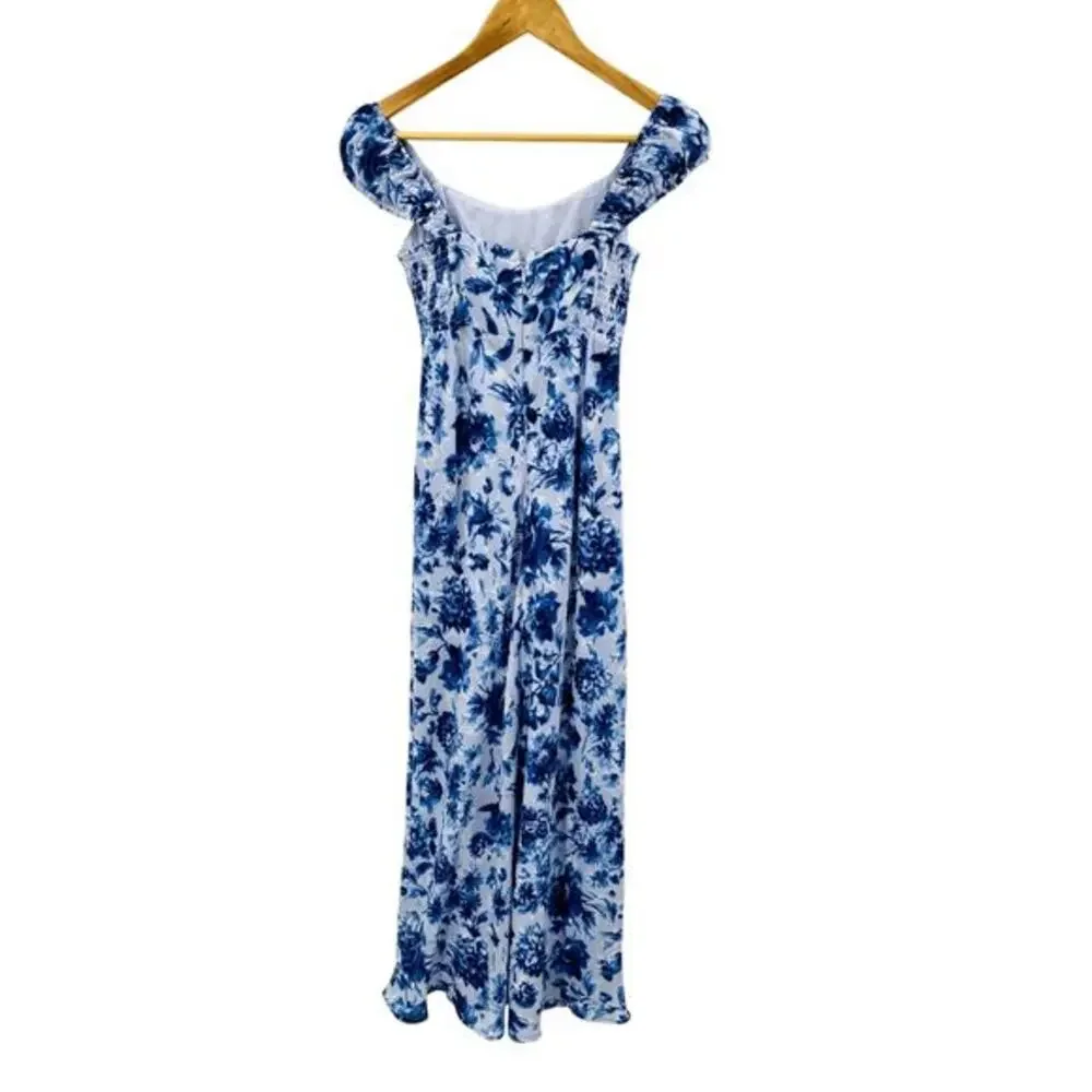 Abercrombie & Fitch Blue‎ Floral Maxi Dress